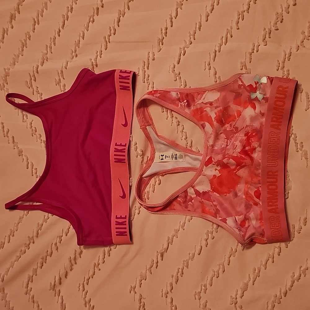Nike and Under Armour Sports Bras